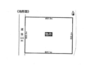 浅井町住宅用地地形